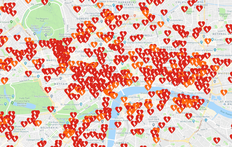 GoodSAM AED Locator App