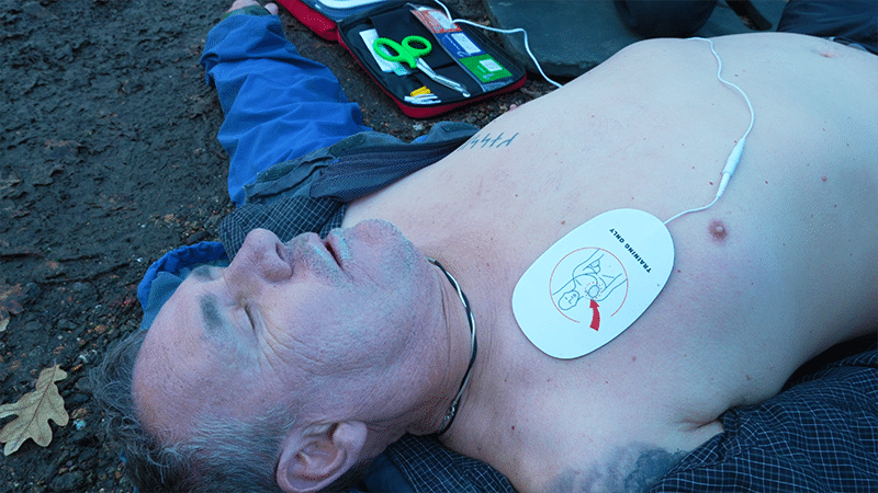 AED Right Pad Location