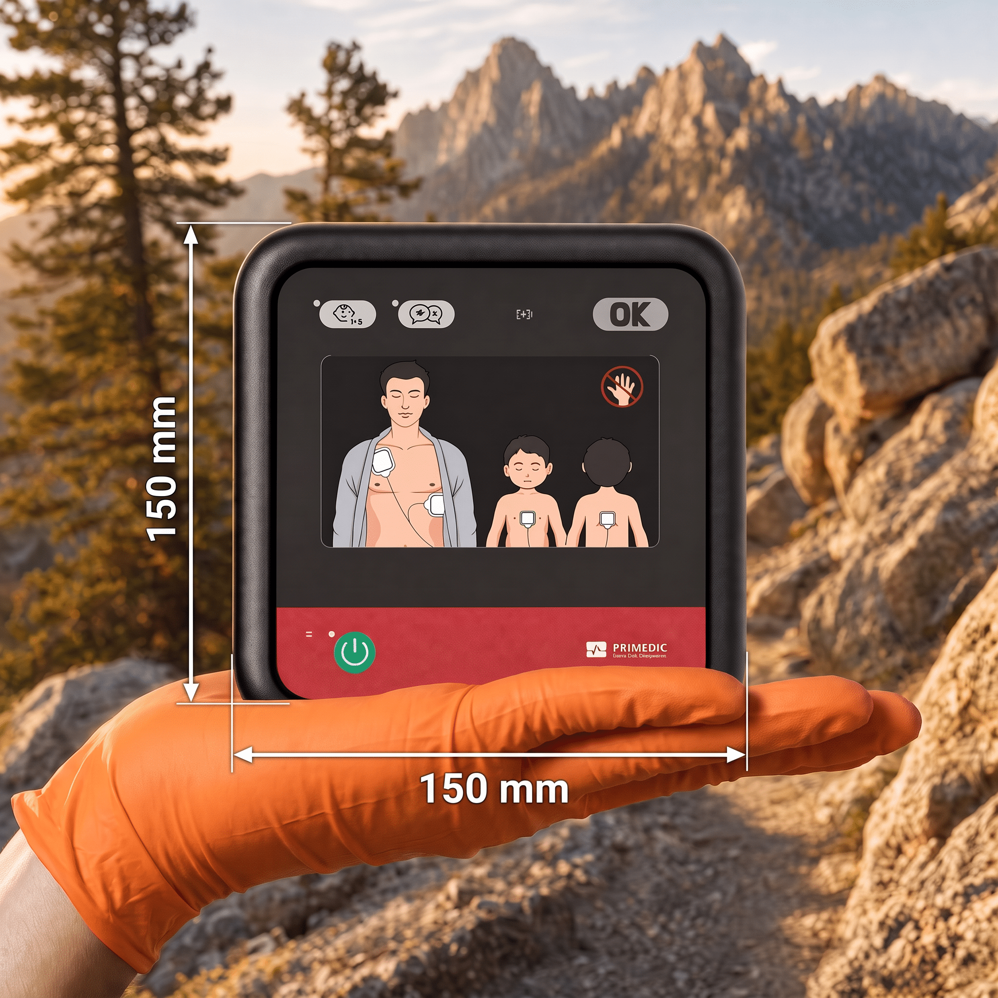The HeartSave myPAD Core Fully Automatic Defibrillator